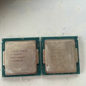 Intel Xeon E3-1225V5 SR2LJ 3.30GHz /2枚セット