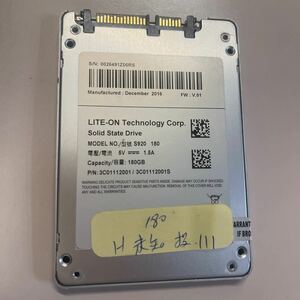 使用時間 未知　正常 LITEON S920 180GB