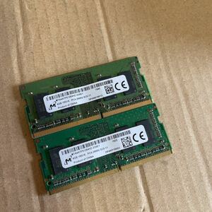 Micron 4GB 1Rx16 PC4-2666V 2枚セット