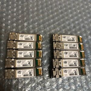 (368)中古　CISCO SFP-10G-SR 10-2415-03 10G BASE SFP+モジュール 10個セット光トランシーバー シスコ