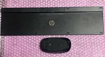 【中古】HP 無線キーボード TPC-C002K 無線マウス TPC-C001M / 専用USBレシーバー活用方式 単4電池対応_画像5