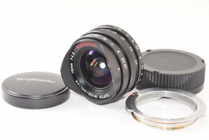 ★極上品★ Voigtlander フォクトレンダー SUPER WIDE-HELIAR 15mm F4.5 Leicaマウント L→Mマウント 変換アダプター付き 2311090