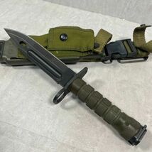 状態良好　BUCK バック　サバイバルナイフ　 188 C　アメリカ軍　USA製 バヨネット Bayonet アウトドア　キャンプ　1108018_画像1