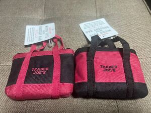 値下げしました。Trader Joe’s トレーダージョーズマイクロトートバッグ2個セット