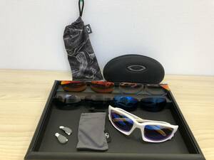 《4777》Oakley オークリー サングラス OO9099-03 SPLIT JACKET 替レンズ 4個 ケース付