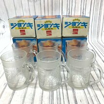 s001 D2 長期保管品 非売品 コカコーラ さわやかジョッキ 6個セット 昭和レトロ 当時物 マグカップ グラス ガラス 粗品 ノベルティ_画像1