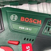 m002 B5(100) 5 未使用 BOSCH ボッシュ PDR18LI インパクトドライバ 18V 本体 バッテリー1個 充電器付き DIY 電動工具_画像2
