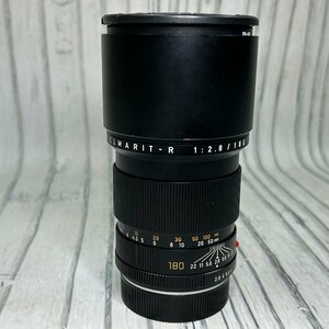 m002 D2 1円 ライカ Leica Rマウント 180mm 短焦点レンズ LEITZ WETZLAR ELMARIT-R 1:2.8/180 一眼レフ カメラレンズ 現状品