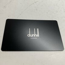 f001 B 未使用保管品 dunhill ダンヒル カードケース 名刺入れ シャーシ カーボン柄 ギャラカード/箱付_画像8