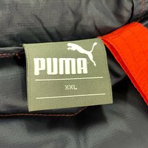 m002 G4(100) PUMA プーマ 836088 フルジップ ダウンジャケット ブルゾン サイズXXL 赤×紺 レッド×ネイビー フード付き メンズ_画像5