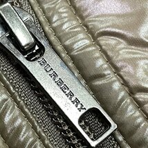 m002 G4(100) BURBERRY バーバリー ダウン ジャケット ハンガリーグース サイズ40 カーキ フード付き レディース_画像7