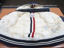 s001 Z09 真贋鑑定済み モンクレール MONCLER メンズ ダウンジャケット サイズ/4 ネイビー 紺 アウター_画像4