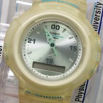 m002 D3 9 CASIO カシオ G-SHOCK Gショック AW-500NS-3ET アナデジ 一角クジラ PSC ケース付き 電池切れ ジャンク メンズ 腕時計_画像1