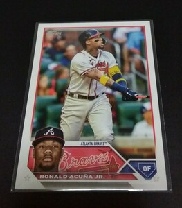 MLB 2023年topps series one ロナルド・アクーニャ・ジュニア jr(ブレーブス)No,150。RONALD ACUNA JR.