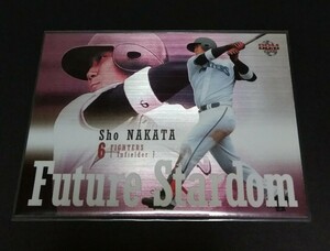 2008年BBM 2nd 中田翔(日本ハム)Future Stardom。No,FS07。※表面左上、初期跡あり(画像３)