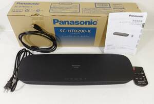 2023年製 Panasonic パナソニック シアターバー SC-HTB200-K ホームシアターシステム サウンドバー Bluetooth対応