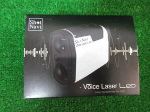 6834【Shot NAVI】新品 Voice Laser Leo ホワイト 保証書付 2021年モデル 音声操作機能搭載レーザー距離計測器 ボイス レーザー レオ 白