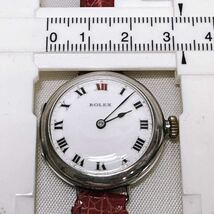 本物保証　レア銀無垢　ロレックス　手巻き 腕時計 ROLEX OFFICERS TRENCH WATCH SOLID SILVER 1917_画像8