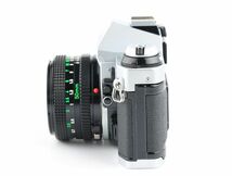 03385cmrk Canon AE-1P PROGRAM + New FD 50mm F1.8 MF一眼レフ フイルムカメラ 標準レンズ_画像2