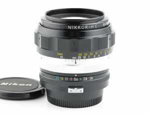 03565cmrk Nikon NIKKOR-H.C Auto 85mm F1.8 非Ai 単焦点 中望遠レンズ Fマウント