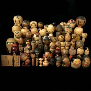 こけし 大量まとめ 民芸品 伝統こけし 創作こけし 工芸品 玩具 郷土玩具 おかっぱ 木彫り 木製 日本人形 昭和レトロ 伝統工芸 