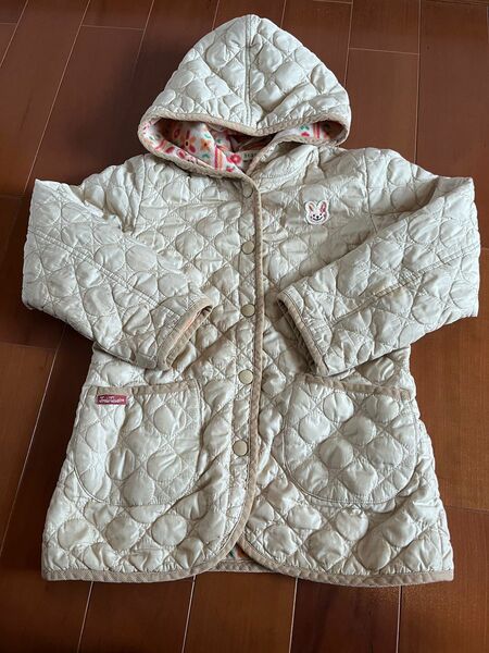 サンカンシオン　120 キルティングジャケット　ジャンパー 女の子 コート　アウター　 綿コート