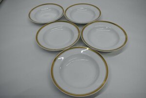 ☆Noritake（ノリタケ）リッチモンド　プレート　皿（直径：約19.5cm×高さ：約2.0cm）　5枚セット　ラグジュアリーテーブルウェア★9916