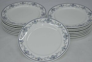 ☆Noritake（ノリタケ）ローレライ Bone China ボーンチャイナ9693　10枚セット　ディナー皿径27cm×高さ2.5cm　★9596