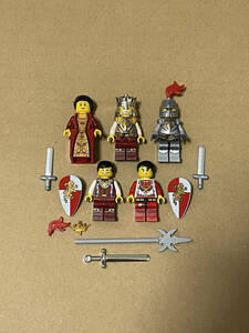 レゴ　お城シリーズ　キングダム　ライオン　王　騎士　兵士　LEGO 正規品　ミニフィグ　セット