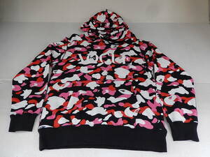 A BATHING APE×VOGUE　22SS　BAPE　迷彩　カモ　プルオーバーパーカー　サイズ2XL　001PPH232902X　エイプ×ヴォーグ