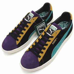 K03457 未使用品 PUMA/SUEDE VTG MIJ スエードレザー スニーカー【サイズ：23cm】プーマブラック/スペクトラグリーン プーマ レディース