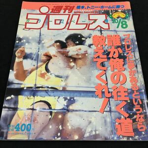 h-043 週刊プロレス 橋本、トニー・ホームに勝つ プロレスに夢があるというなら誰か俺の往く道教えてくれ！ その他 平成3年10月8日 発行※8