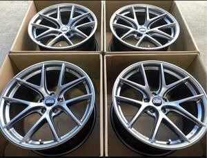 4本SET ★ BBS CI-R CI2501 19インチ 10J +25 5H-112 コンケーブ 軽量 ★ BMW ベンツ アウディ VW プラチナムシルバー