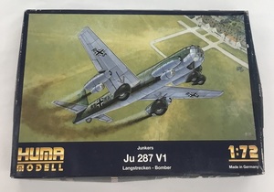 フーマモデル ユンカース Huma Modell Junkers Ju 287 V1 Langstrecken Bomber 1/72 プラモデル 未使用品 未組立　　