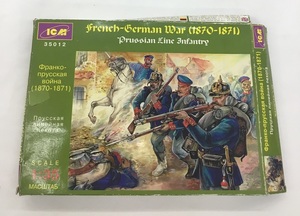 ICM 35012 French Berman War 1870-1871 Prussian Line Infantry 1/35 プラモデル 未使用品 未組立