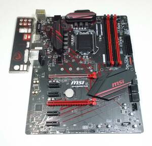 MSI　H370 GAMING PLUS　LGA1151　BIOS最新7B22v1D　ATXマザーボード　動作品　即決