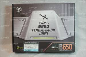 【新品】MSI MAG B650 TOMAHAWK WIFI Socket AM5 AMD Ryzen 7000シリーズ 対応 ATX 2.5GbE LAN DDR5 マザーボード M.2×3個