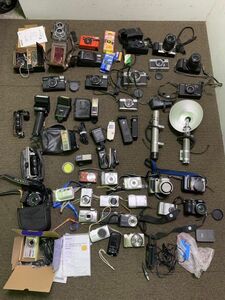 【まとめ売り】カメラ　カメラ関係　フィルムカメラ　デジカメ　アクセサリー　Konica　MINOLTA　Canon　OLYMPUS　FUJIFILMなど　46s10