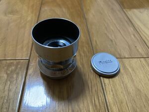 Super rokkor 45mm f2.8 LEICA Lマウント　L39 レンズフード ロッコール　フロント　リア　キャップ　ミノルタ　minolta