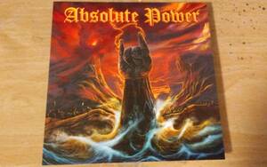 【NAPALM DEATH関連】ABSOLUTE POWERのAbsolute Power紙ジャケット仕様CD。