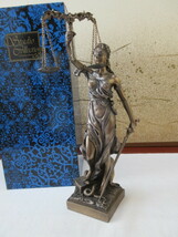 Lady Justice ブロンズ風置物 Studio Collection by Veronese Design オリジナル箱入 難有 ジャンク品_画像1