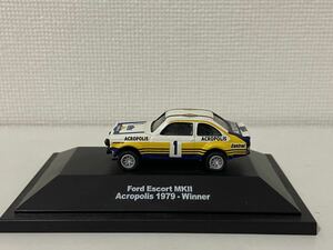 WIDEA製1/87フォードエスコートMKⅠ 1000Lakes1968-Winnerミニカー Ford Escort WRC #1 カストロール ビルシュタイン