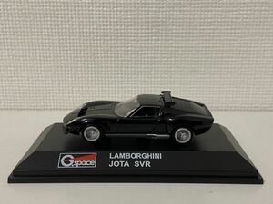 G.space 1/72 ランボルギーニ イオタ SVR ブラック LAMBORGHINI JOTA