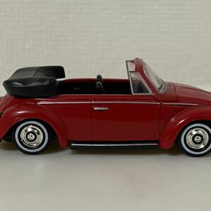 京商 1/64 フォルクスワーゲン ビートル コンバーチブル レッド KYOSHO VOLKSWAGEN Beetle CABRIOLET カスタム品 ローダウンの画像5