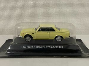 コナミ 1/64 トヨタ 1600GT RT55-M 1967 イエロー KONAMI TOYOTA