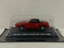 コナミ 1/64 マツダ ユーノス ロードスター na6 1989 レッド KONAMI MAZDA EUNOS ROADSTAR_画像1