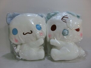 JS【W1-40】【100サイズ】未開封/サンリオ Sanrio/シナモロール ギガジャンボ はぎゅっとぬいぐるみ シナモン&みるく