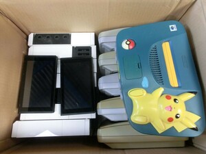 【HW43-82】【140サイズ】未検品/Nintendo 任天堂 ゲーム機本体のみ まとめてセット/Wii/switch/スーファミ/64/ジャンク扱い