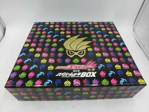 BO【YY-057】【80サイズ】▲仮面ライダーエグゼイド超全集 ハイパームテキBOX/グッズ未使用多数/ノックアウトファイターIIガシャット欠品