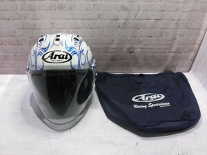 【AN1-10】【100サイズ】Arai アライ/SZ-RAM4 X ジェットヘルメット/55-56cm Sサイズ